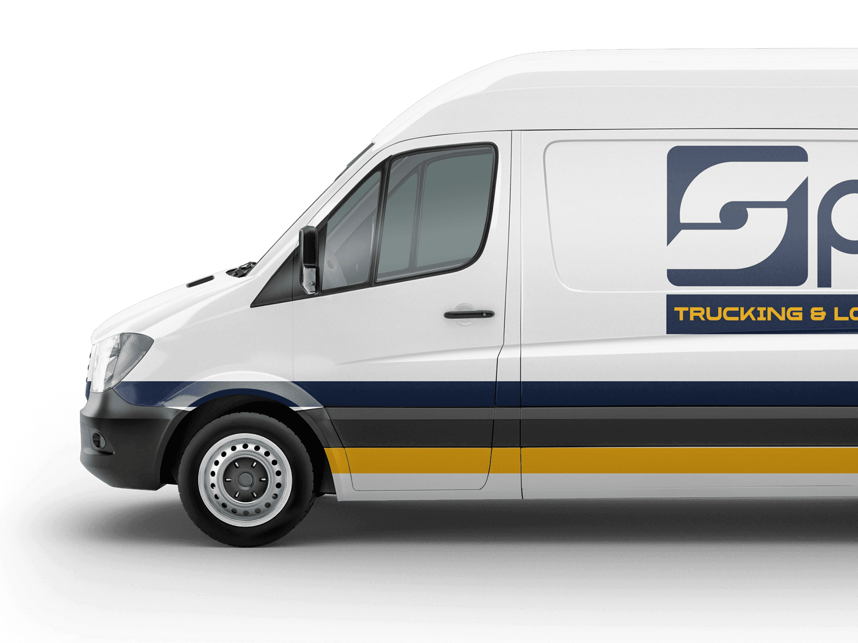 SPG branded cargo van